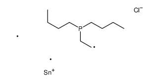 dibutyl-[2-[chloro(dimethyl)stannyl]ethyl]phosphane Structure