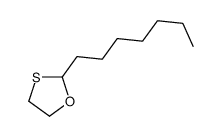 2-heptyl-1,3-oxathiolane Structure