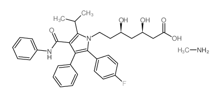 阿托伐他汀甲胺盐结构式