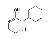 2-Piperazinone,3-cyclohexyl-(7CI) Structure