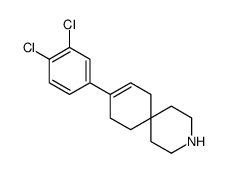 9-(3,4-二氯-苯基)-3-氮杂螺[5.5]-8-十一烯结构式