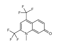 1-methyl-2,4-bis(trifluoromethyl)quinolin-7-one Structure