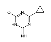 4-环丙基-6-甲氧基-1,3,5-三嗪-2-胺结构式