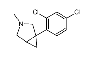 1-(2,4-dichlorophenyl)-3-methyl-3-azabicyclo[3.1.0]hexane结构式
