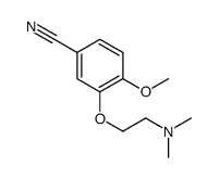 3-[2-(二甲基氨基)乙氧基]-4-甲氧基苯甲腈结构式