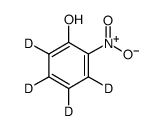 2-硝基苯酚-D4结构式