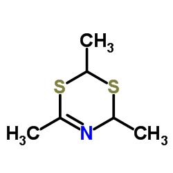 二氢-2,4,6-三甲基-1,3,5-(4H)二噻嗪结构式