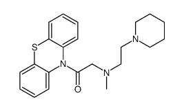 2-[methyl(2-piperidin-1-ylethyl)amino]-1-phenothiazin-10-ylethanone Structure