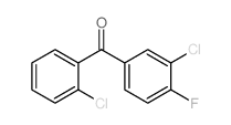 2,3'-二氯-4'-氟二苯甲酮结构式