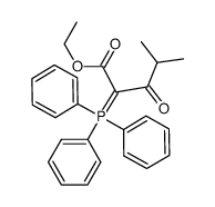 ethyl 4-methyl-3-oxo-2-(triphenylphosphoranylidene)pentanoate Structure