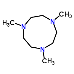 1,4,7-三甲基-1,4,7-三氮杂环壬烷结构式