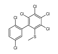 1,2,3,4-tetrachloro-5-(2,5-dichlorophenyl)-6-methylsulfanylbenzene Structure