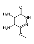 4,5-diamino-6-methoxy-2H-pyridazin-3-one Structure