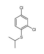 2,4-dichloro-1-propan-2-ylsulfanylbenzene Structure