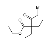 ethyl 4-bromo-2,2-diethyl-3-oxobutanoate Structure