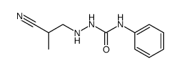 1-(2-Cyan-propyl)-4-phenyl-semicarbazid Structure