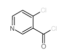 3-Pyridinecarbonyl chloride, 4-chloro- (9CI)结构式
