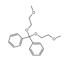 6,6-diphenyl-2,5,7,10-tetraoxaundecane Structure