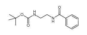 tert-butyl (2-benzamidoethyl)carbamate结构式