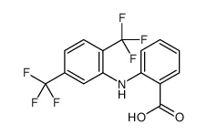 2-[[2,5-bis(trifluoromethyl)phenyl]amino]benzoic acid Structure