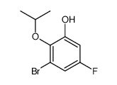 3-Bromo-5-fluoro-2-isopropoxyphenol Structure