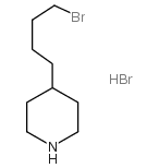 4-(4-溴丁基)哌啶氢溴酸结构式