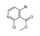 Methyl 4-bromo-2-chloronicotinate Structure