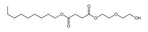 4-O-[2-(2-hydroxyethoxy)ethyl] 1-O-nonyl butanedioate结构式