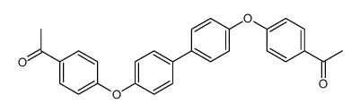 1-[4-[4-[4-(4-acetylphenoxy)phenyl]phenoxy]phenyl]ethanone Structure