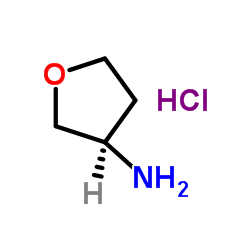 (R)-3-氨基四氢呋喃盐酸盐结构式