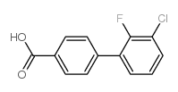 4-(3-Chloro-2-fluorophenyl)benzoic acid结构式