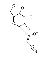 diazomethylgalactopyranosyl ketone结构式