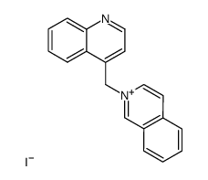 2-[4]quinolylmethyl-isoquinolinium, iodide结构式