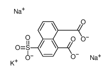 potassium,disodium,4-sulfonatonaphthalene-1,8-dicarboxylate Structure