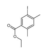 5-碘-2,4-二甲基苯甲酸乙酯结构式