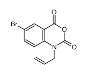 6-bromo-1-prop-2-enyl-3,1-benzoxazine-2,4-dione Structure