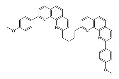 2-(4-methoxyphenyl)-9-[4-[9-(4-methoxyphenyl)-1,10-phenanthrolin-2-yl]butyl]-1,10-phenanthroline结构式