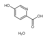 5-羟基吡啶-2-甲酸水合物结构式