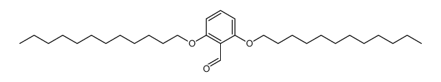 2,6-双(十二烷基氧基)苯甲醛结构式