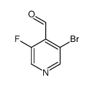 3-溴-5-氟异烟醛结构式