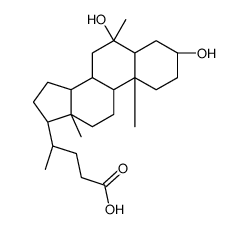 6-methylmurideoxycholic acid Structure
