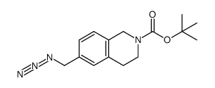 1,1-dimethylethyl 6-azidomethyl-3,4-dihydro-2(1H)-isoquinolinecarboxylate结构式