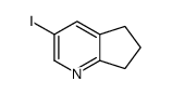 3-碘-6,7-二氢-5H-环戊二烯并[b]吡啶结构式