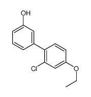 3-(2-chloro-4-ethoxyphenyl)phenol Structure