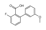 2-fluoro-6-(3-methoxyphenyl)benzoic acid结构式