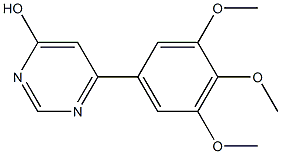 4-hydroxy-6-(3,4,5-trimethoxyphenyl)-pyrimidine Structure