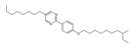 2-[4-(8-methyldecoxy)phenyl]-5-octylpyrimidine Structure