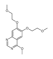 6,7-bis(2-methoxyethoxy)-4-methoxyquinazoline Structure