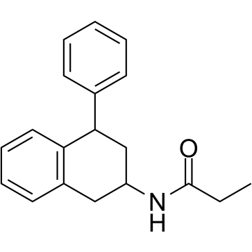 4-苯基-2-丙酰胺四氢萘结构式