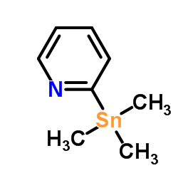 2-(Trimethylstannyl)pyridine Structure